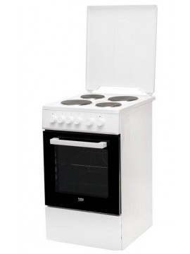 Smal Elektrisch fornuis huren : Beko FSS56000GW