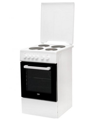 Smal Elektrisch fornuis huren : Beko FSS56000GW