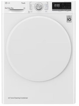 Huren: LG RH80V5AV0N 8 kg A++ warmtepompdroger 8 KG A-klasse