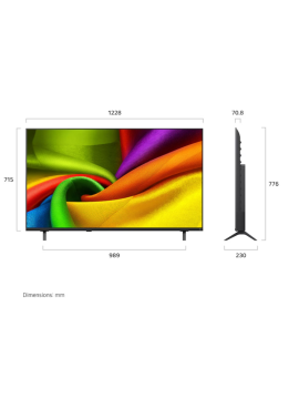 LG 55NU900B6LA NANO 4K UHD 55 inch Smart TV – 140 cm beeldschermdiagonaal, webOS 26 en AI Magic Remote.