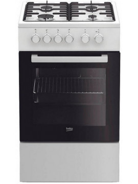 Smal gasfornuis huren : Beko FSS52001DWNL