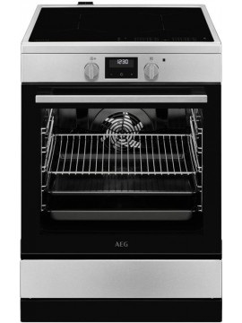 AEG CIB6646ABM inductiefornuis vrijstaand RVS